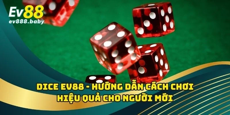 Dice EV88 - Hướng Dẫn Cách Chơi Hiệu Quả Cho Người Mới