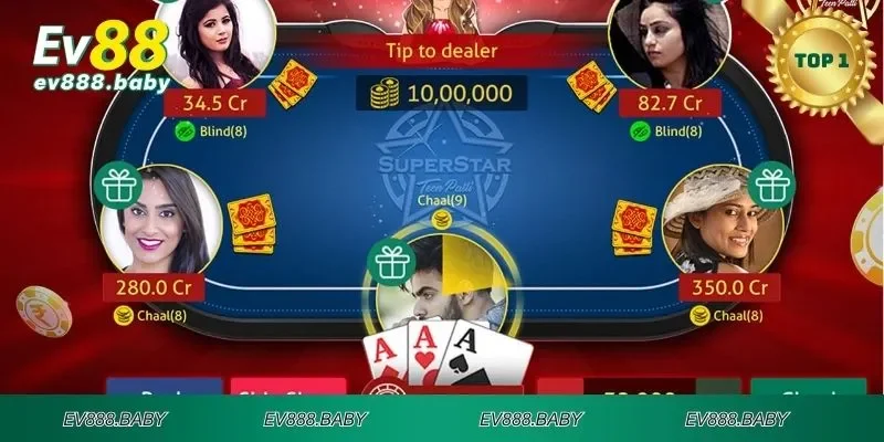 Luật chơi teenpatti cơ bản